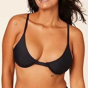 Andie Swim The Sicily Essential Bikini Top XS NEW